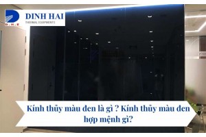 Kính thủy màu đen là gì ? Kính thủy màu đen hợp mệnh gì?